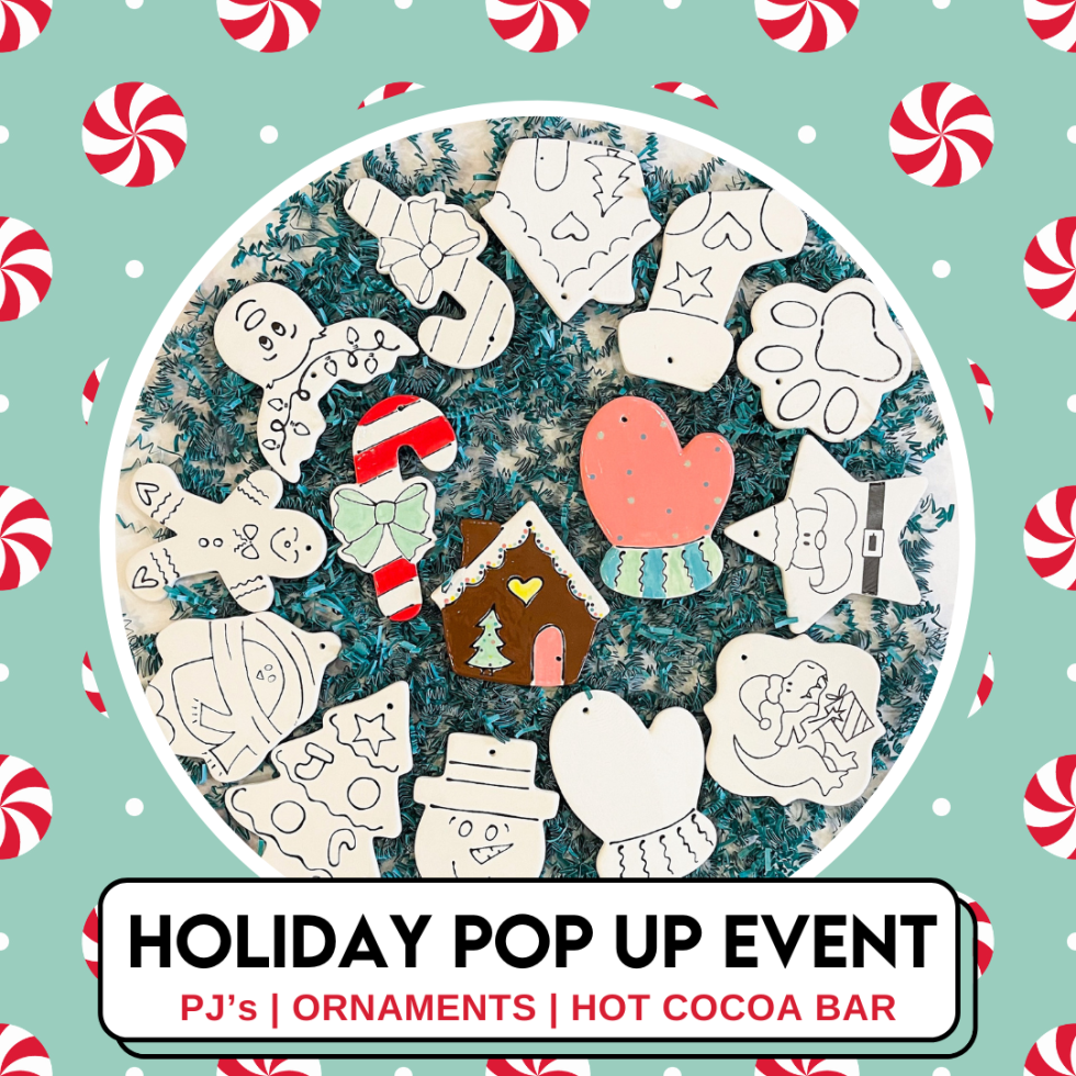 12.20.2024 Holiday Pop Up Event Pj’s & Ornaments Choose Your Session